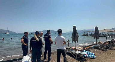 Marmaris'te sahillere sıkı denetim