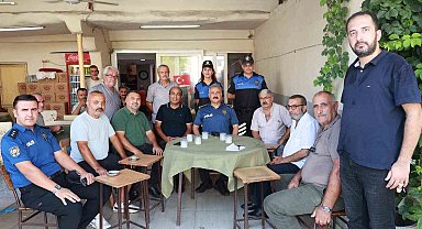 Mersin Emniyet Müdürü Aktaş, vatandaşlarla bir araya geldi