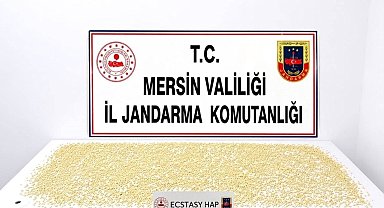 Mersin'de 3 bin 760 uyuşturucu hap ele geçirildi