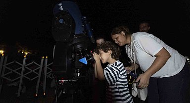 Mersinliler Perseid Meteor Yağmurunu Darısekisi'nde izledi