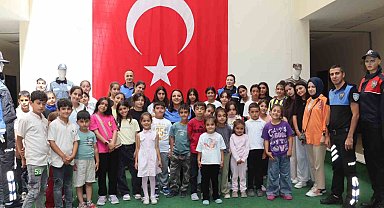 Minik misafirlere emniyette anlamlı tanıtım