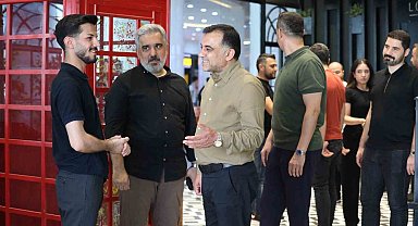 MTSO Başkan adayı Duyan, esnafla bir araya geldi