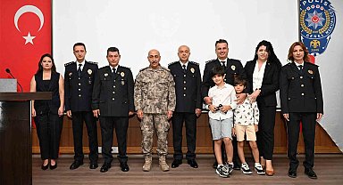 Muğla emniyetinde rütbe terfi töreni