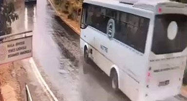 Muğla'da 8 kişinin yaralandığı kazanın görüntüleri ortaya çıktı