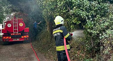 Muğla'da korkutan ot yangını: 30 metrekare alan zarar gördü