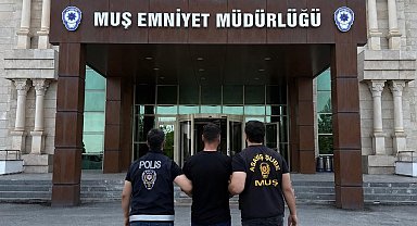 Muş'ta 10 yıl kesinleşmiş hapis cezası bulunan şahıs yakalandı