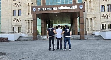 Muş'ta aranan hükümlü yakalandı, cezaevine gönderildi