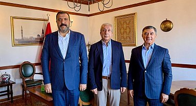 Mustafa Fidan ve Engin Yeşil'den Mehmet Mehdi Eker'e Ziyaret