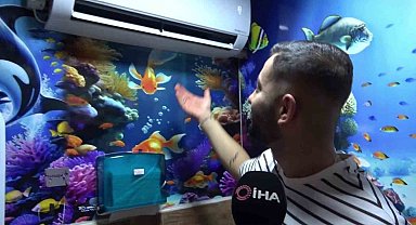 Müşterileri terlemesin diye iş yerinin 2 buçuk metrekarelik tuvaletine klima taktırdı
