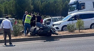 Narkotik denetiminden kaçan motosikletli kıskıvrak yakalandı