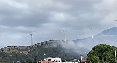 Narlı'daki yangınına havadan ve karadan müdahale ediliyor