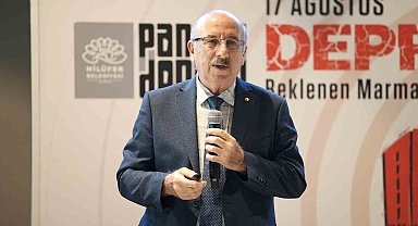 Nilüfer'de Prof. Dr. Okan Tüysüz'den deprem uyarıları