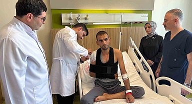 Omuzdaki kıkırdak hasarı dizden alınan sağlıklı kıkırdak ve kemik dokusuyla onarıldı