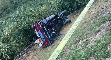Ordu'da patpat devrildi: 1 ölü
