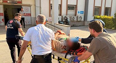 Otomobil ile motosiklet çarpıştı: 1 ağır yaralı