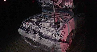 Otomobil karayoluna çıkan 3 mandaya çarptı: 1'i ağır, 2 yaralı