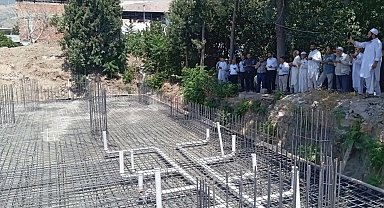 Ovakent'te İmam Buhari Camii'nin temeli dualarla atıldı