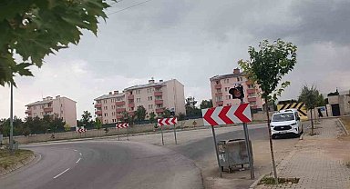 Patnos'ta trafik güvenliği için kavşaklarda tedbirler artırılıyor
