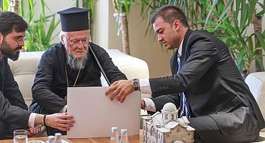 Patrik Bartholomeos, Bodrum Belediyesini ziyaret etti