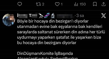 "Alparslan Kuytul Suç Örgütü" operasyonuyla ilgili provokatif paylaşım yapan öğretmene soruşturma