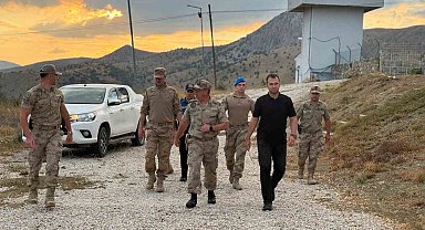 Refahiye Kaymakamı Taşkıran, jandarmanın çalışmalarını yerinde inceledi
