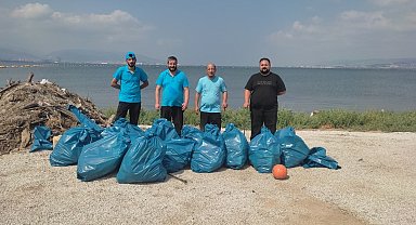 Sahillerden 10 ton çöp çıktı