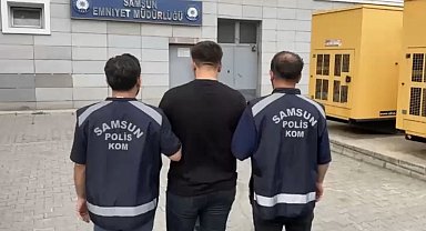 Samsun'da 10 yıl 8 ay hapis cezası olan cezaevi firarisi yakalandı