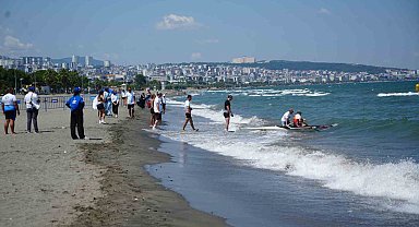 Samsun'da 3 günlük 'denize girilmeme' uyarısı