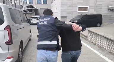 Samsun'da 8 yıl 4 ay hapis cezasıyla aranan şahıs yakalandı