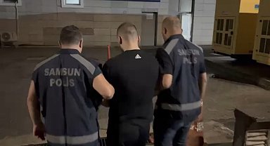 Samsun'da 9 yıl 5 ay hapis cezası bulunan hükümlü yakalandı