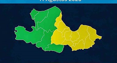 Samsun'un doğusuna 'sarı kodlu' yağış uyarısı