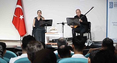 Sanatçılar Yaprak Sayar ve Alper Uzkur, denetimli serbestlik yükümlüleriyle bir araya geldi