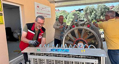 Sarıgöl'de ilaçlama makineleri için test istasyonu kuruldu