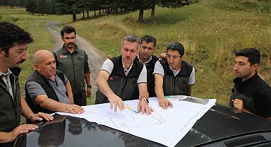 Sarıkamış'ta orman çalışmaları masaya yatırıldı: Bölge Müdürü Karakurt'tan sahalarda inceleme