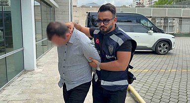 Semt pazarında elle tacize tutuklama
