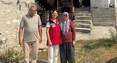 Seydikemer'de afetzede şehit yakını ve gazi yalnız bırakılmadı