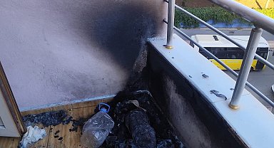 Siirt'te apartmanın 5. katında piknik tüpü patladı