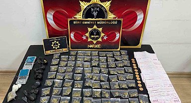 Siirt'te uyuşturucu operasyonunda 2 şüpheli yakalandı