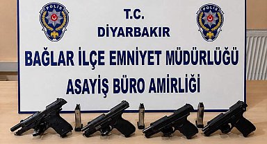 Silahlı kavgaya bakan polis, hem şahısları yakaladı hem de silahları ele geçirdi