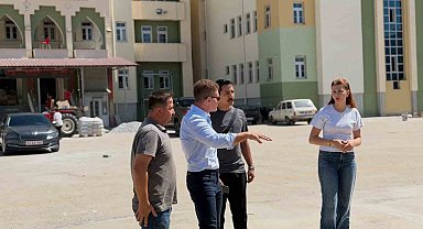 Simav'da eğitim yatırımları yerinde incelendi