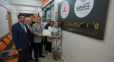 Sinop'ta rekor memnuniyet getiren kamu personeli ödüllendirildi