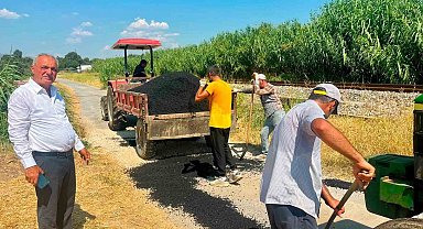 Sultanhisar'da yol bakım ve onarım çalışmaları sürüyor