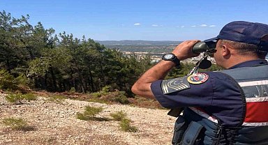 Tarihi Alan'da jandarma ekiplerince denetim