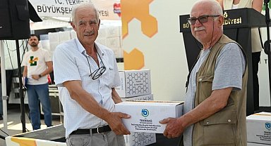 Tekirdağ'da 780 arı yetiştiricisine yem desteği sağlandı