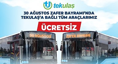 Tekirdağ'da Zafer Bayramı'nda ulaşım ücretsiz