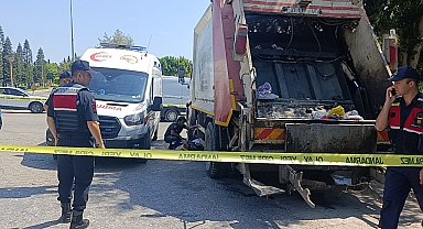 Temizlik işçisi görev yaptığı çöp kamyonunun altında kalarak hayatını kaybetti