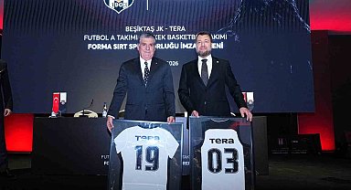 Tera Holding, Beşiktaş JK'nin futbol ve basketbol takımlarına forma sırt sponsoru oldu