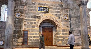 Trabzon Ayasofya hat yazıları ile bezendi