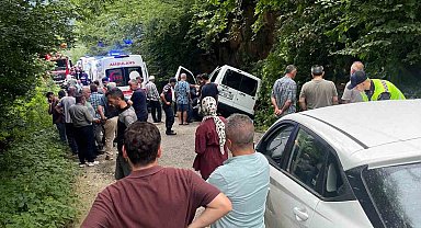 Trabzon'da trafik kazası: 5 yaralı