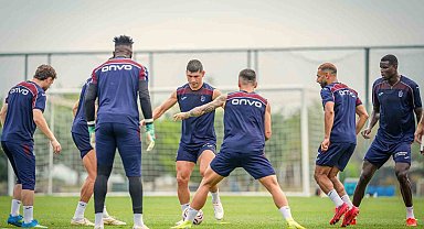Trabzonspor'da neşeli idman